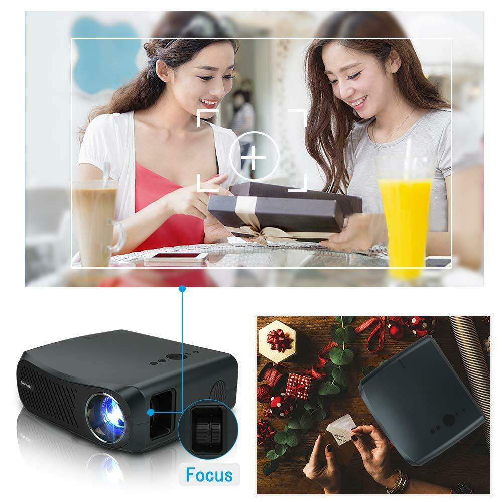 led lcd 8500lumens projector native 1080p video game movie football hdmi usb tv