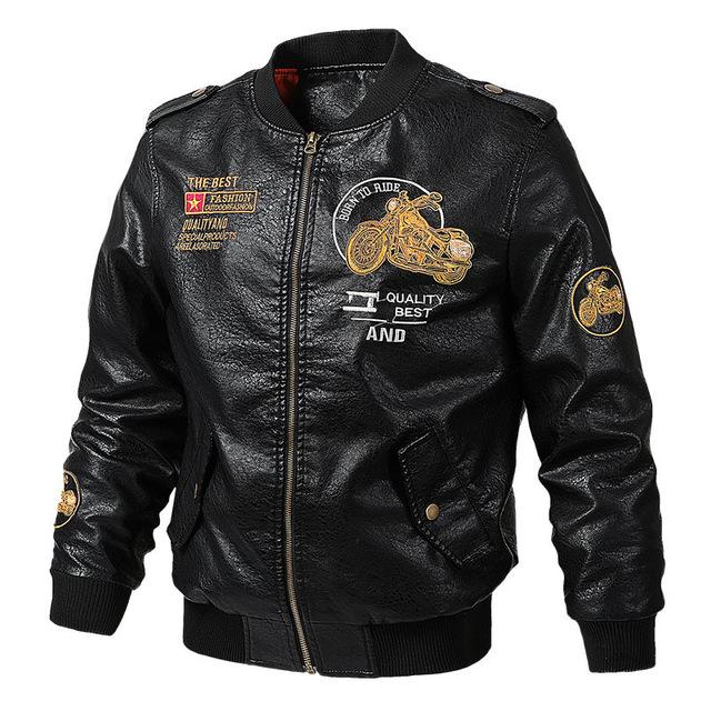 Men's Clothing - Autumn Winter Men's Leather Outwear Jackets