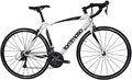 Tommaso Forcella Endurance Aluminum Road Bike, Carbon Fork,  Claris R2000, 24 Speeds, Aero Wheels, Matte Black, Matte White