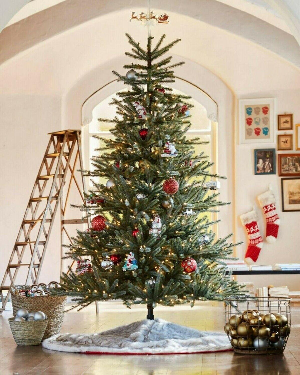40% Balsam Hill Christmas Tree Sanibel Spruce Tree Candlelight Clear LED