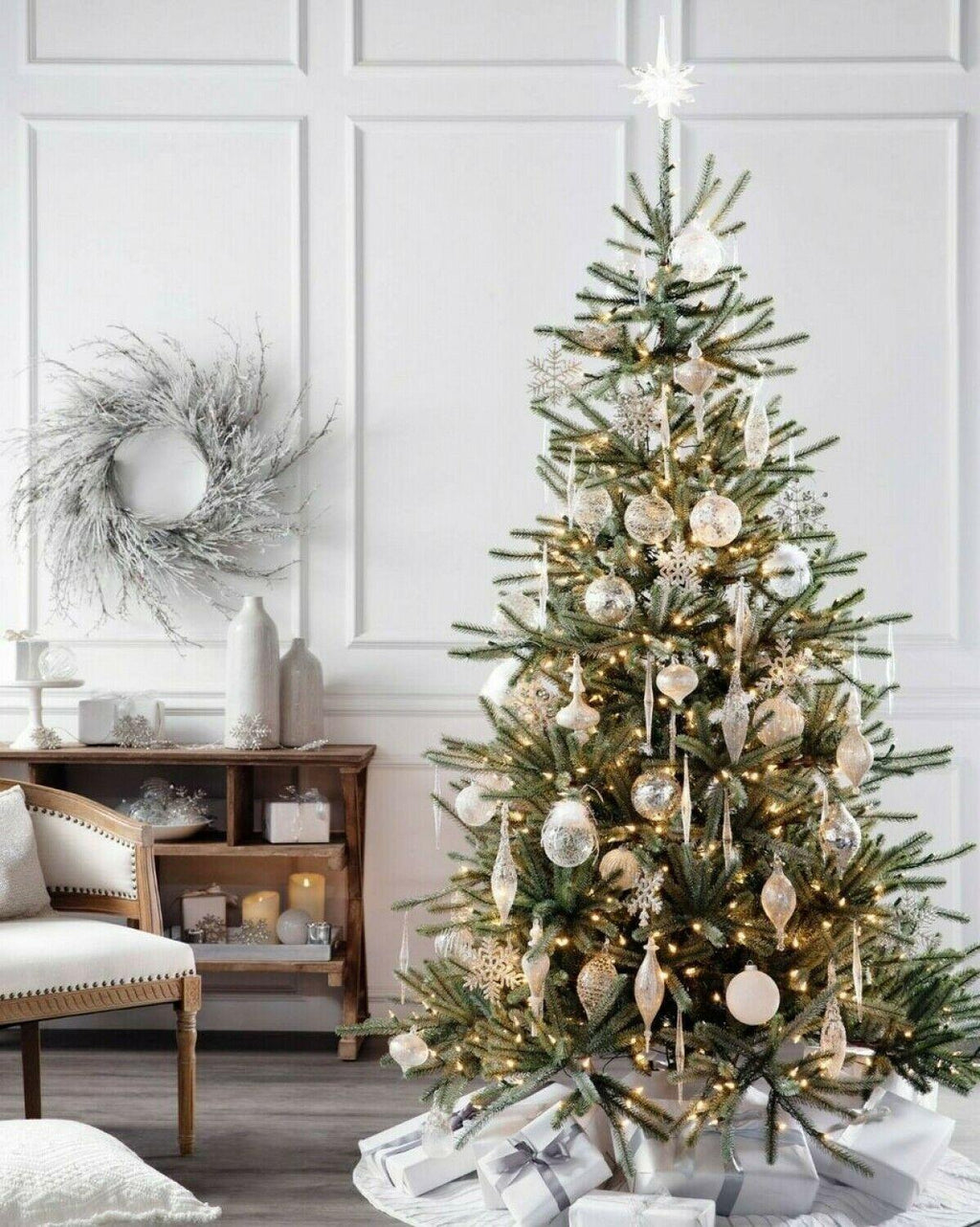 40% Balsam Hill Christmas Tree Sanibel Spruce Tree Candlelight Clear LED
