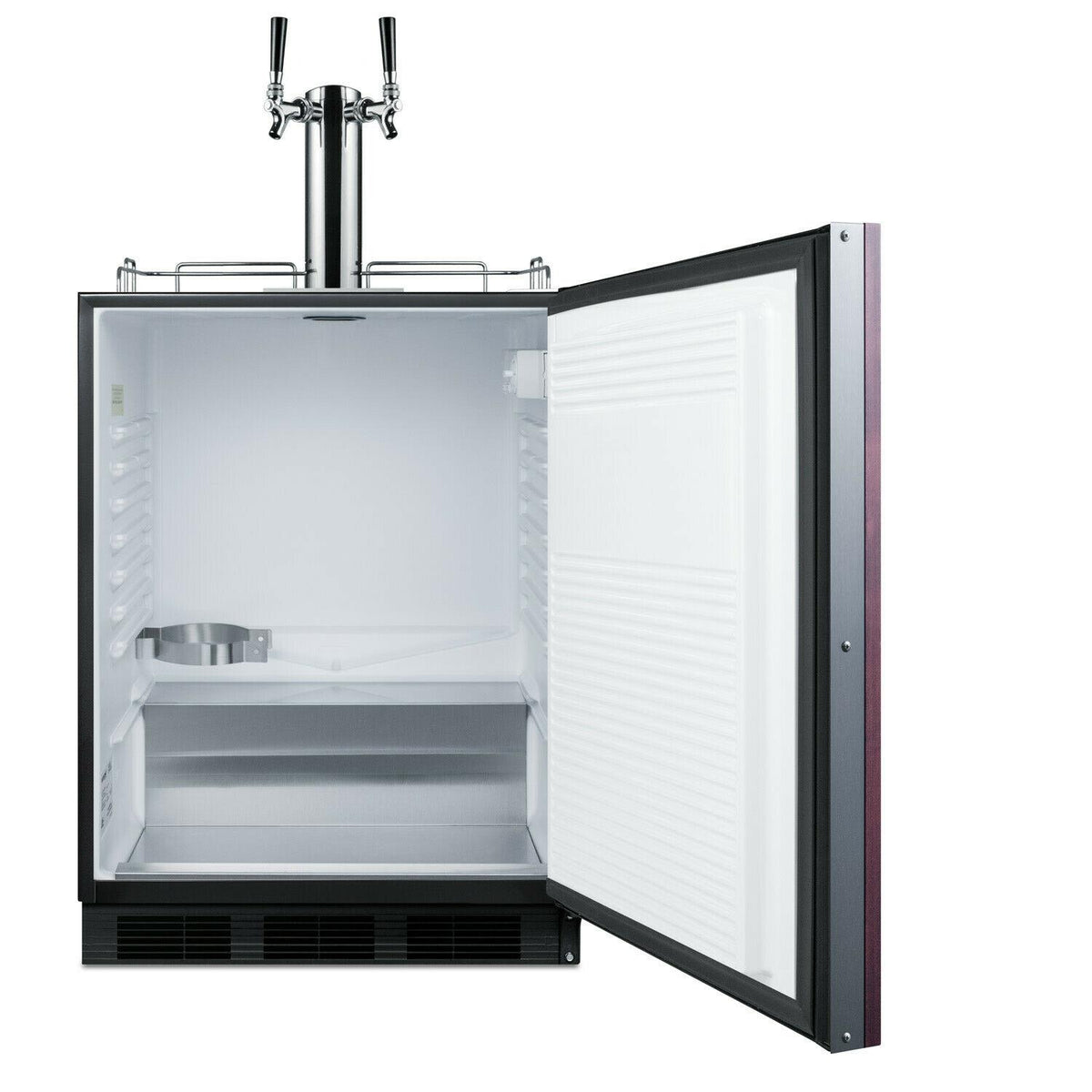 Summit SBC58BLBIADA 24"W 5.5 Cu. Ft. Built-In Beer Double Tap