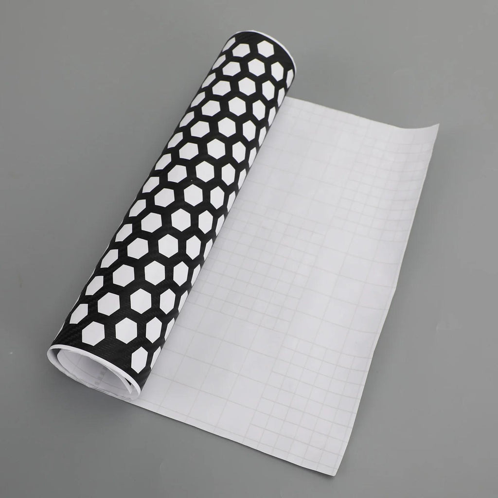 Tail-lamp Decal Accessories Carbon Car Rear Tail Light Cover Honeycomb Sticker Generic