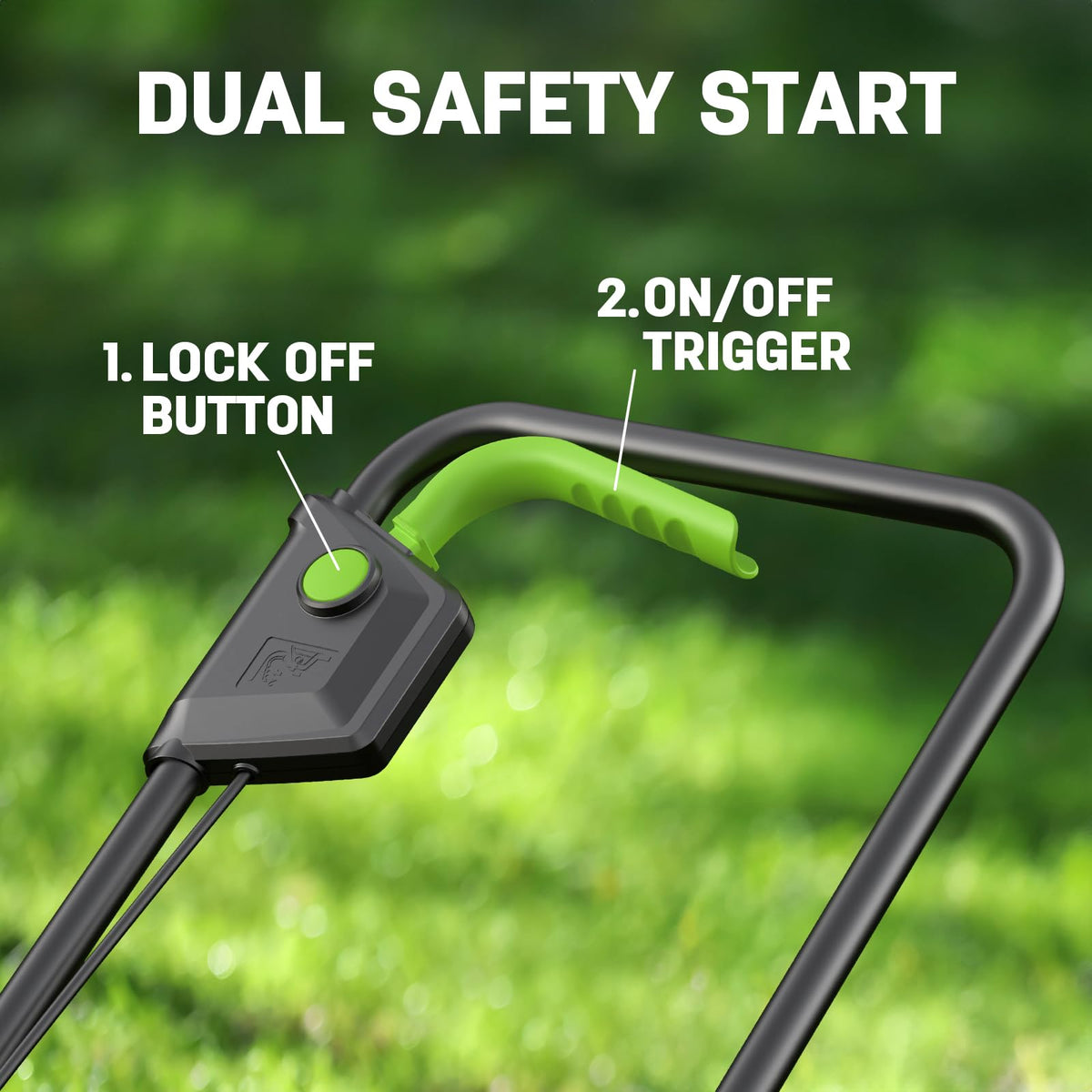 20V 13-Inch Brushless Cordless Lawn Mower, 4.0Ah Battery &amp; Charger Included, Ultra-Lightweight, 5-Position Height Adjustment, 2-in-1 Mulching &amp; 8-Gallon Bag, Ideal for Small Yards