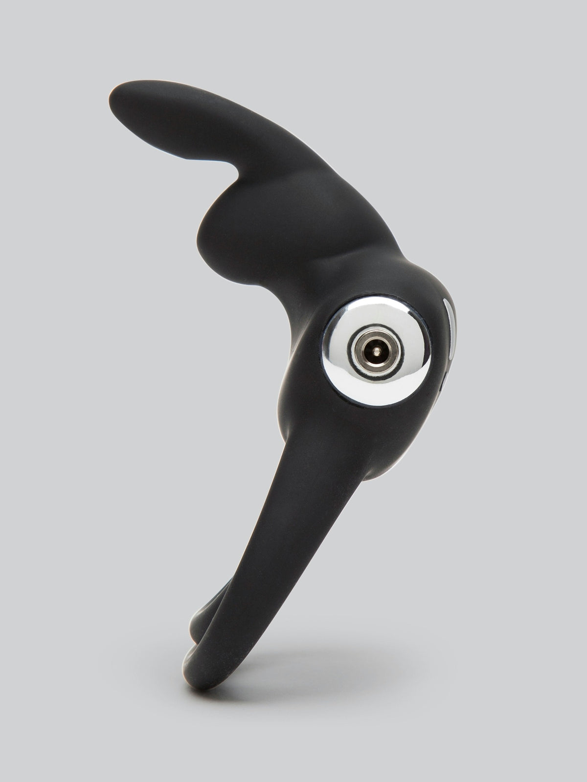 Happy Rabbit Stimulating Rechargeable Rabbit Cock Ring, Black