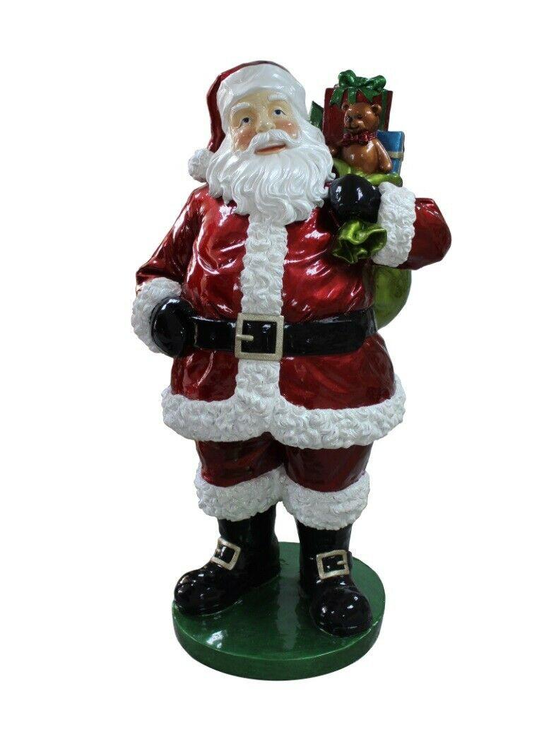 Northlight 63" Commercial Santa Claus Presents Fiberglass Christmas Decor