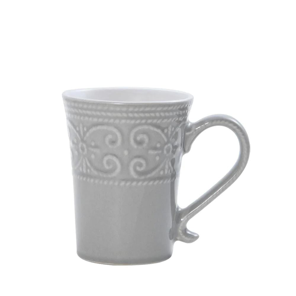 Abby Gray 16 Piece Dinnerware Set, Service for 4