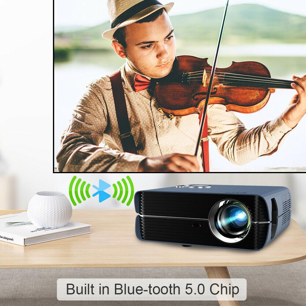 android 9.0 wifi projector led cinema tv native 1080p blue-tooth airplay hdmi us
