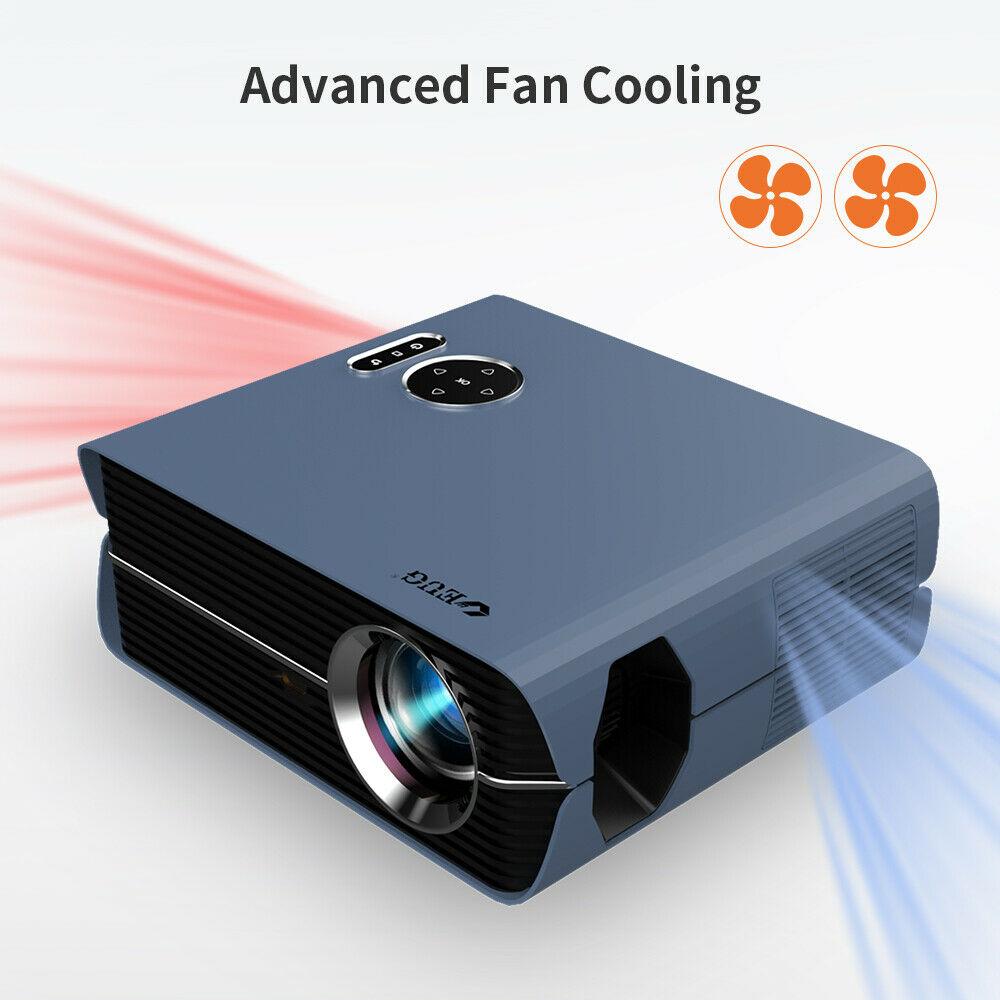 android 9.0 wifi projector led cinema tv native 1080p blue-tooth airplay hdmi us