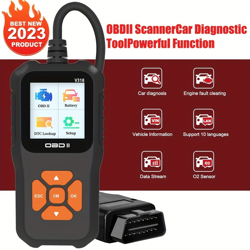 Auto Diagnostic Instrument Obd Diagnostic Tool Engine Fault Detector Auto Code Reading Card Data Stream VIN Read Fault Code Elimination