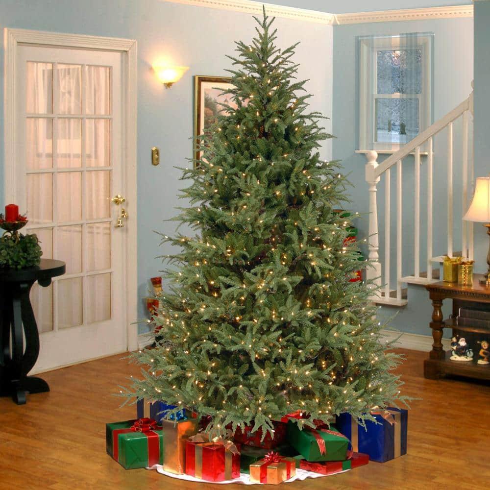 7.5 ft. Frasier Grande Artificial Christmas Tree with Dual Color LED Lights