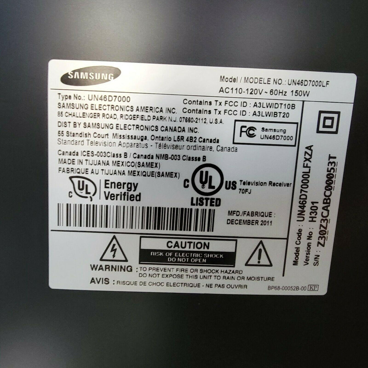 samsung smart tv un46d7000lf 46" 3d-ready 1080p hd lcd internet tv