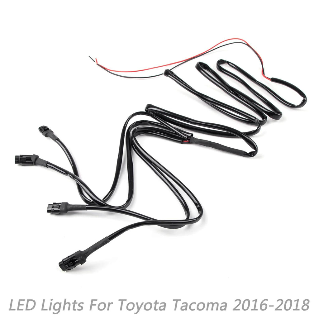 2016-2023 Toyota Tacoma PT228-35170 Front Bumper Hood Grille With LED Lights 4 PCS Generic