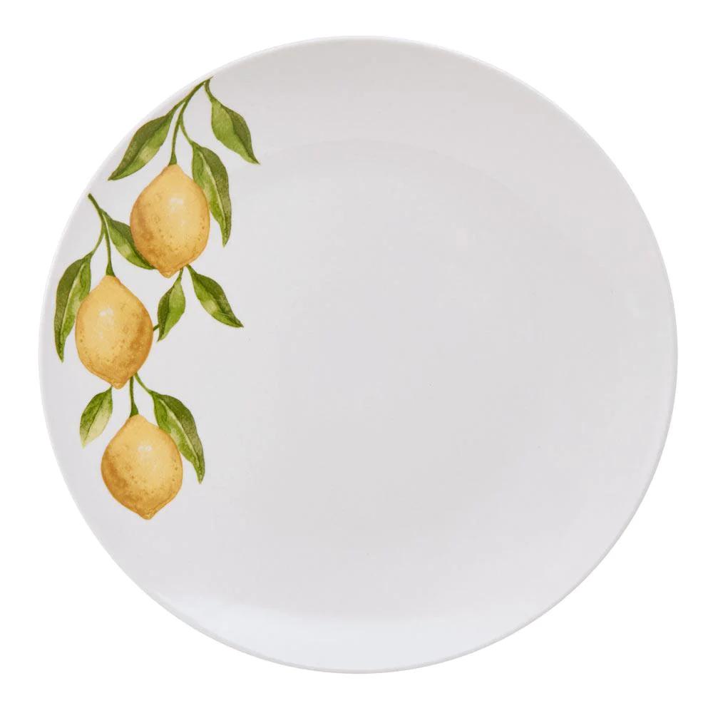Lemons 16 Piece Dinnerware Set, Service for 4