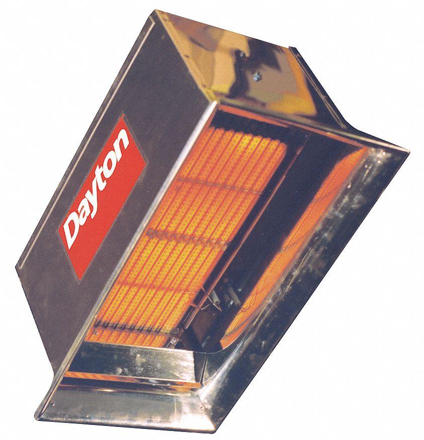 Dayton Gas Infrd Flat Panel Heater,LP,30000BtuH  5VD62