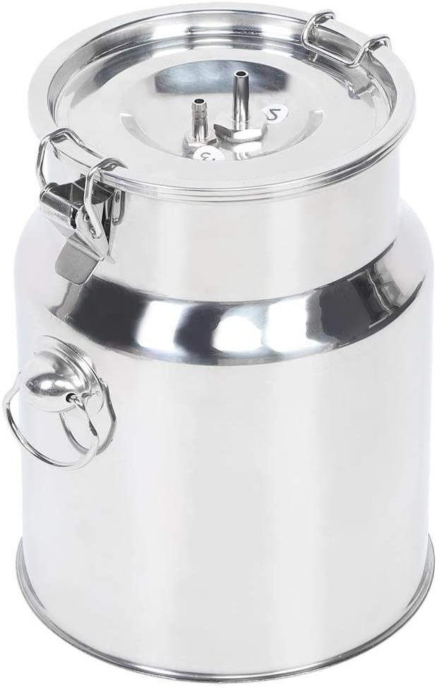 naroote electric milking machine, 5l mini electric pulsation milking machine milker livestock husbandry and breeding machine voltage 100-240v(5l sheep)