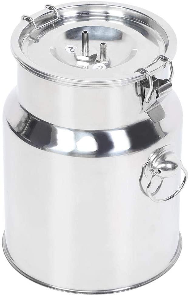 naroote electric milking machine, 5l mini electric pulsation milking machine milker livestock husbandry and breeding machine voltage 100-240v(5l sheep)