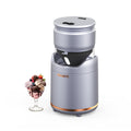Ice Cream Maker,Rechargeable Soft Ice Cream Machine with Low Noise,Compact for 1-2 Servings,Perfect for Sorbet,Gelato,Frozen Yogurt,Silver