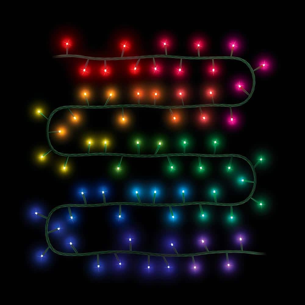 Twinkly App Controlled Garland Style 40 RGB LED Multi-Lights (3-Pack)
