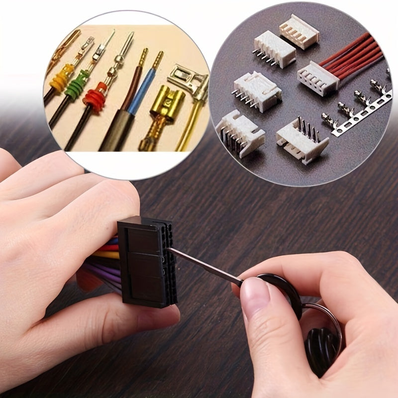 Car Terminal Removal Repair Tools Electrical Wiring Crimp Connector Pin Extractor Kit Keys Automotive Plug Pullers