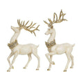 Mark Roberts 2019 Deer with Crown Figurine, Assortment of 2, 17-20 inches