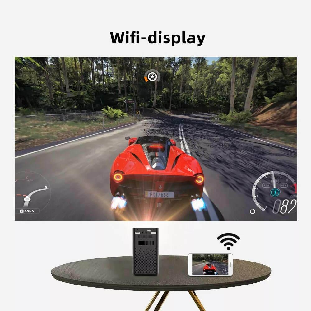 p20 mini portable pico smart android wifi screenless tv laser led dlp projector
