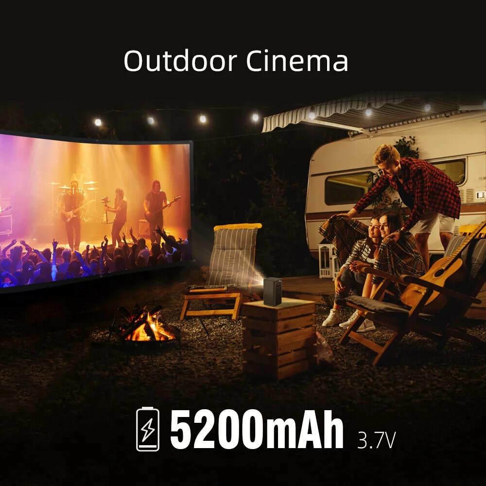 p20 mini portable pico smart android wifi screenless tv laser led dlp projector