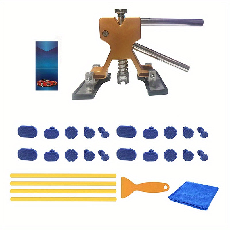 Professional Car Dent Repair Tool Dent Puller Car Paintless Repair Car Dent Remover Repair Kit, Car Body Suction Cup Repair Tool