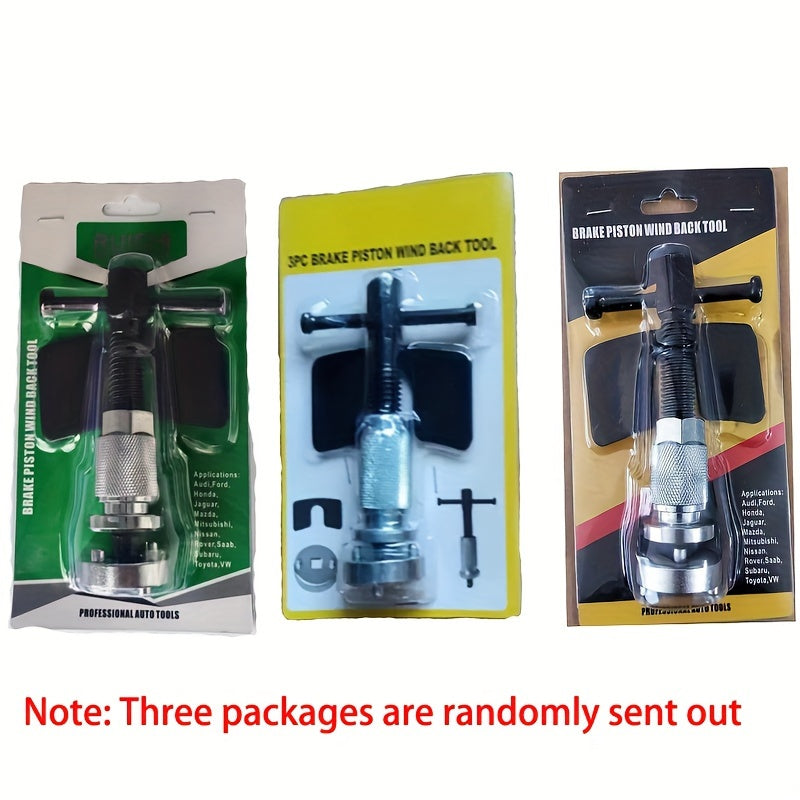 3pcs Brake Caliper Piston Rewind Tool Brake Caliper Piston Rewind Tool Car Repair Brake Pad Replacement Tool For Most Vehicles