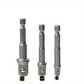 1/4" 3/8" 1/2" Drive 1/4" Hex Shank Conversion Joint Extension Rod Electric Drill Socket Joint Rod 3pcs/6pcs
