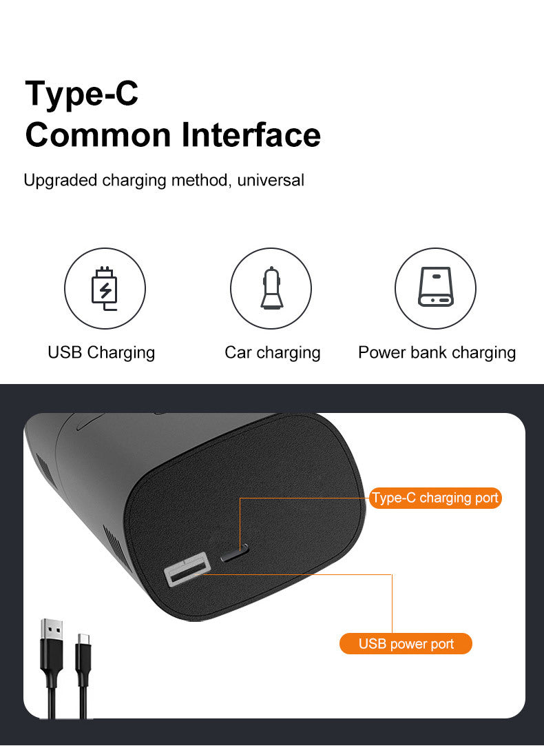 Rechargeable Wireless Air Compressor: Inflate Your Car Tires Anywhere With LED Lamp & Power Bank Function!