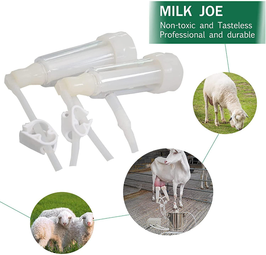 dishengzhen goat milking machine, 3l electric vacuum pulsation suction pump milker machine auto-stop device for goat sheep, livestock household farm milking equipment