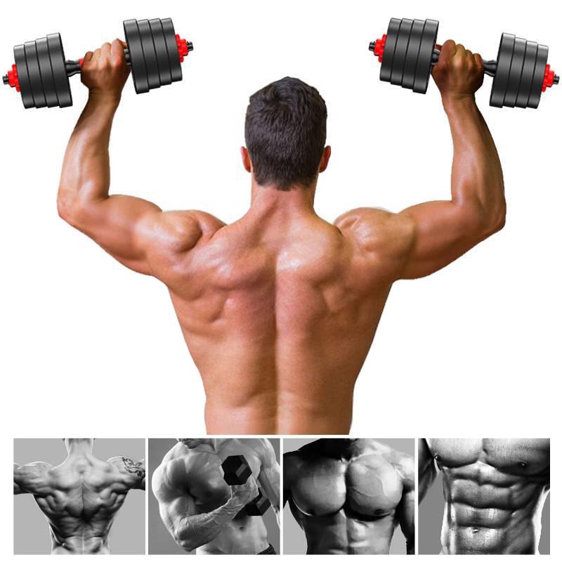 88LBS Dumbbell Combination Environmental Barbell Set