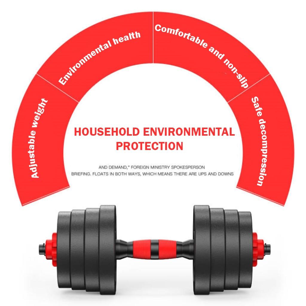 88LBS Dumbbell Combination Environmental Barbell Set