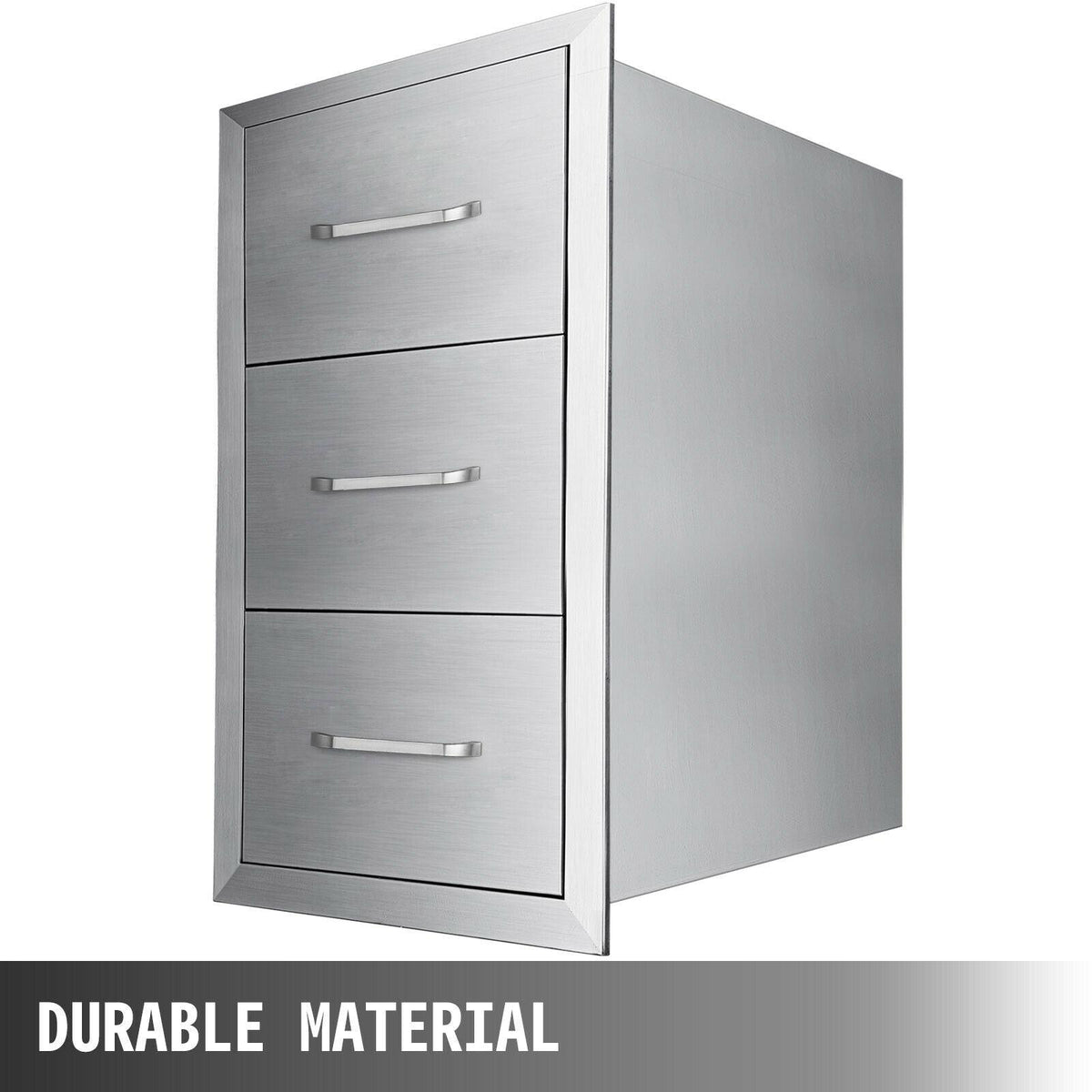 30"X17" Outdoor Kitchen Triple Drawer Paper Roll Holder  Steel Drawer