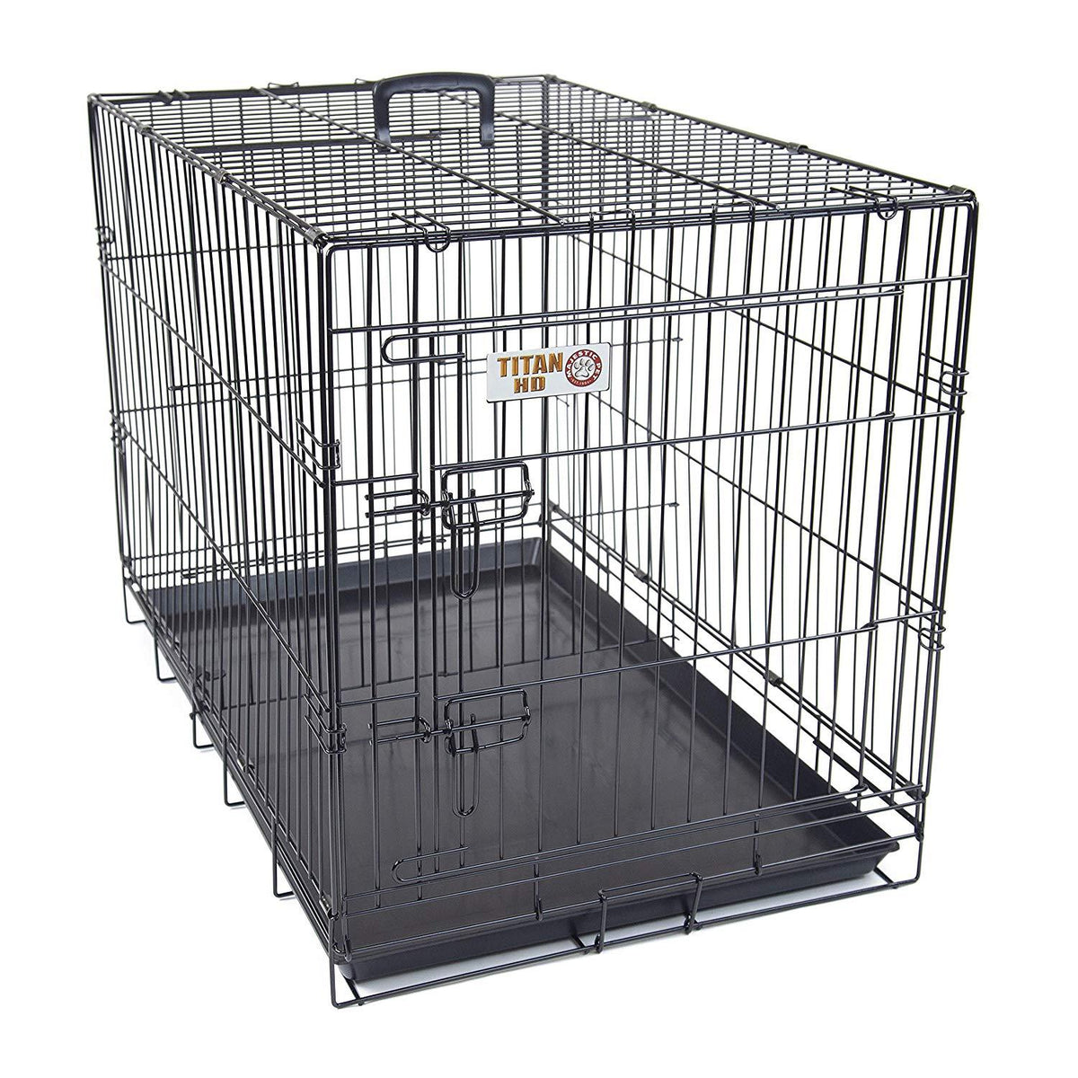 Majestic Pet Products  Door Folding Coated Steel Wire Dog Crate