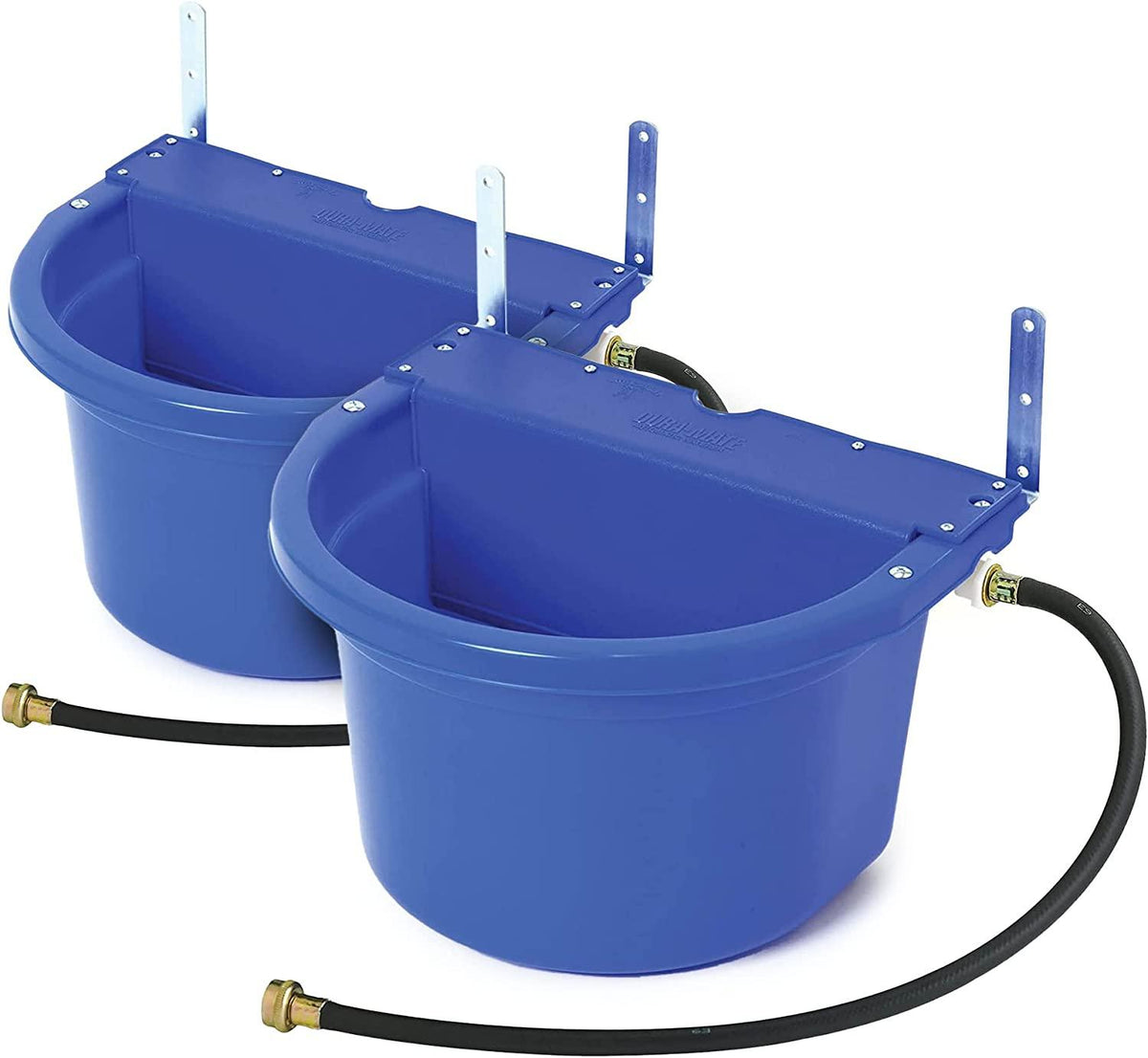 Little Giant FW16BLUE 4 Gal Auto Float Controlled Waterer Livestock (2 Pack)