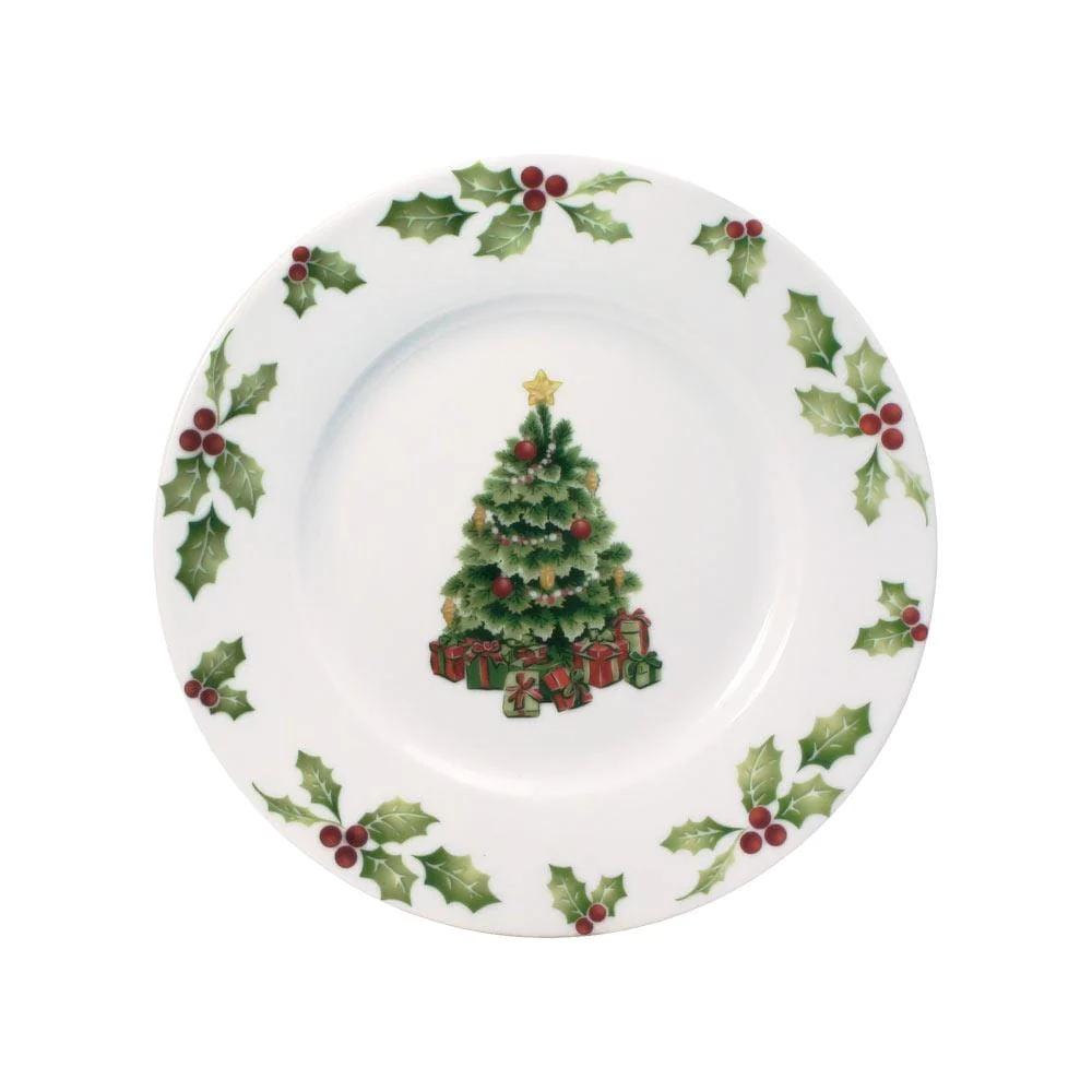 Christmas Day 24 Piece Dinnerware Set, Service for 8