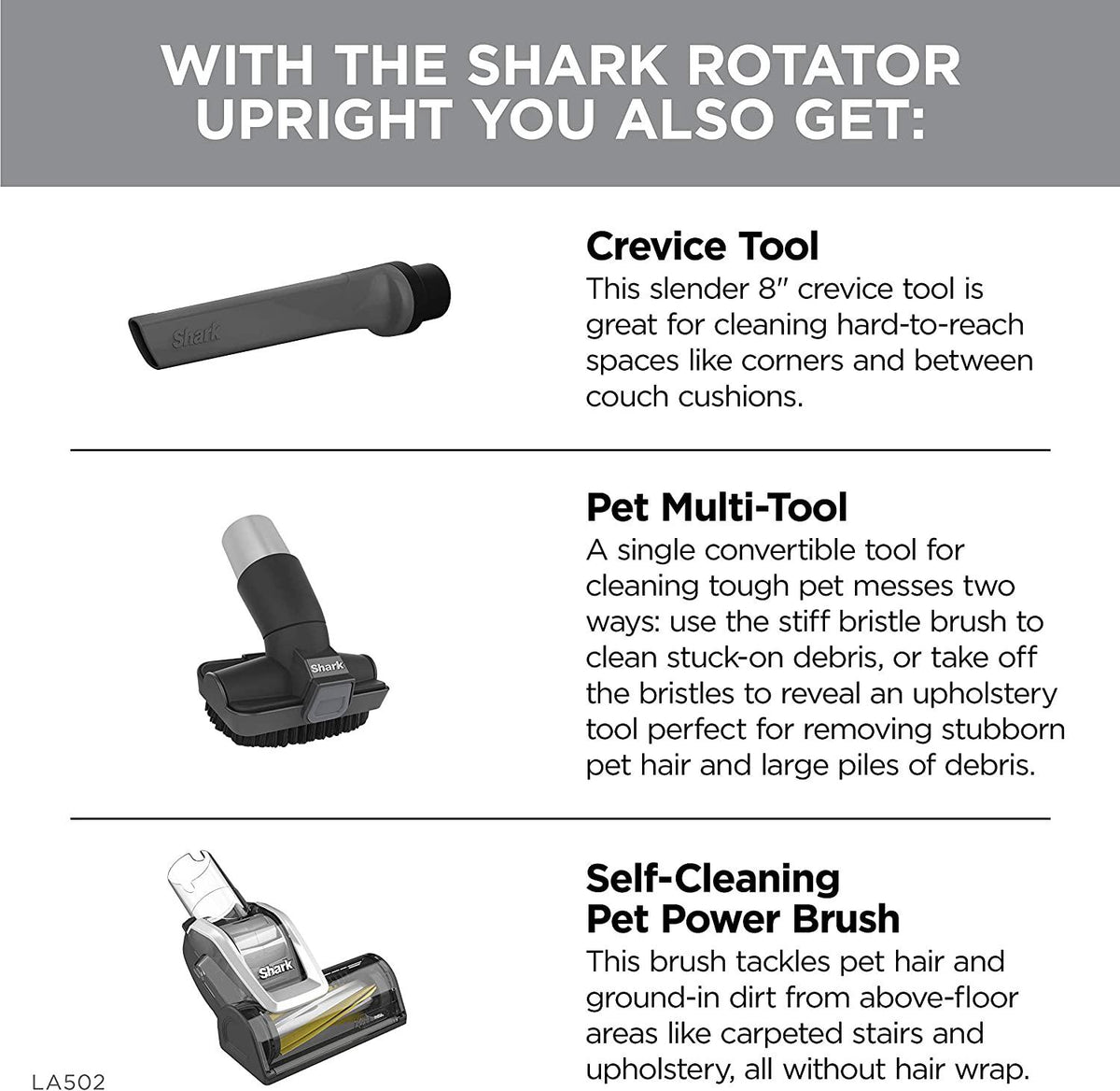 Shark Rotator Vaccum Upright Vacuum with Self-Cleaning Brushroll Powerful Pet Hair Pickup and HEPA Filter, Lift-Away w/Duo, Silver