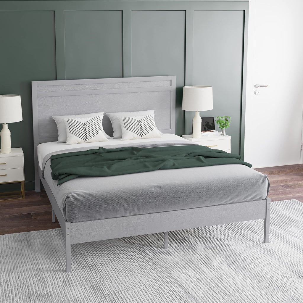 LuxClub 6 PC Extra Deep Pocket Cal King Sheets &amp; Pillowcases Set - Hotel Bedding Silky Soft Eco Friendly Wrinkle Free Ultra Soft Cooling Bed Sheet Set deep Pocket up to 21" (Cali King, Light Grey)