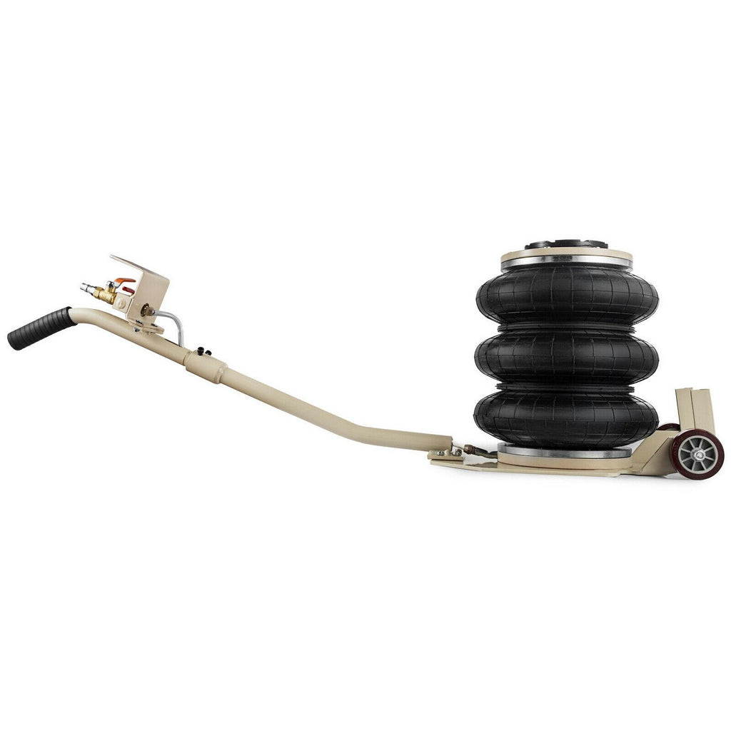 3Ton Triple Bag Air Pneumatic Jack 6600 lbs  Jack Heavy Duty Compressed Air