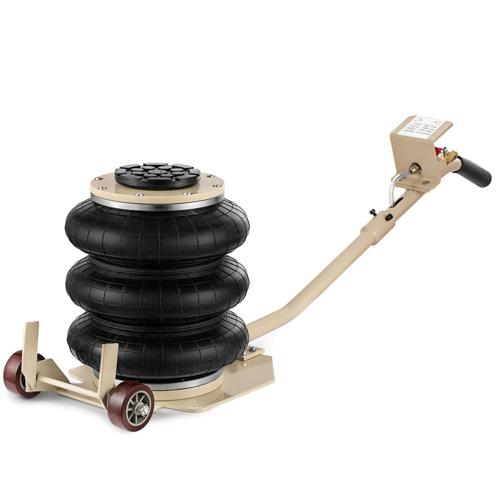 3Ton Triple Bag Air Pneumatic Jack 6600 lbs  Jack Heavy Duty Compressed Air