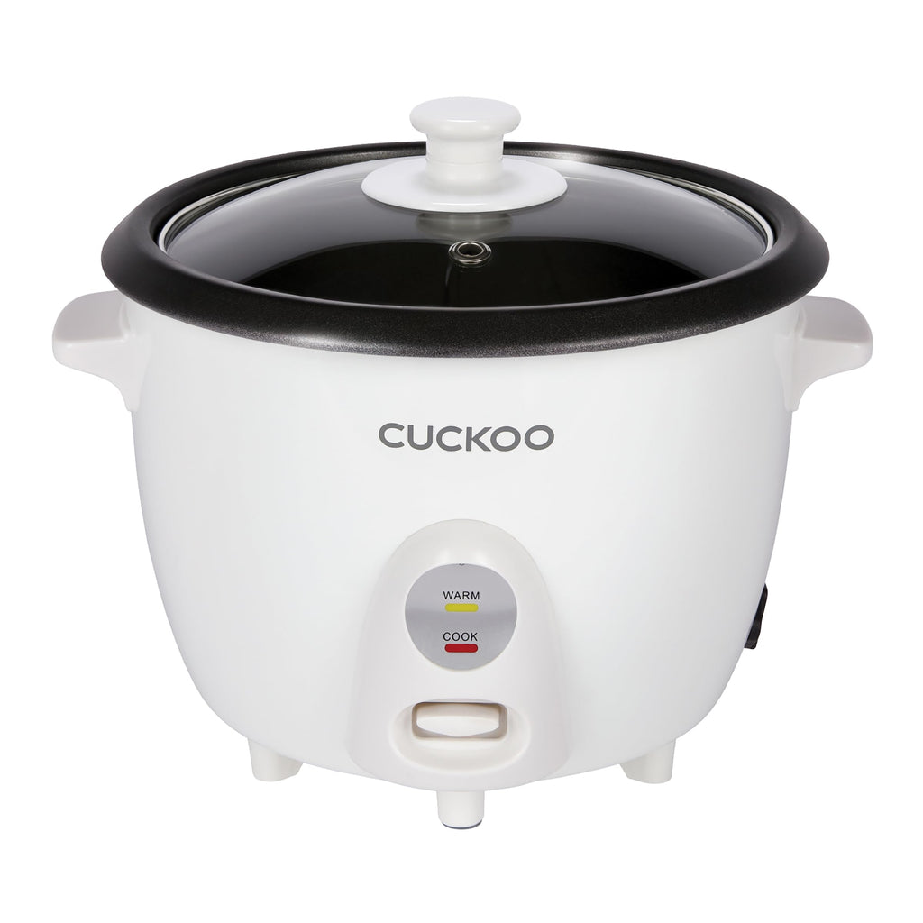 One Touch Rice Cooker 12-Cup Cooked, Small Rice Cooker & Warmer with Steamer Tray, Versatile Grain Cooker, Soup Maker, Auto Keep Warm, 6-Cup Uncooked, White (CR-0601C)