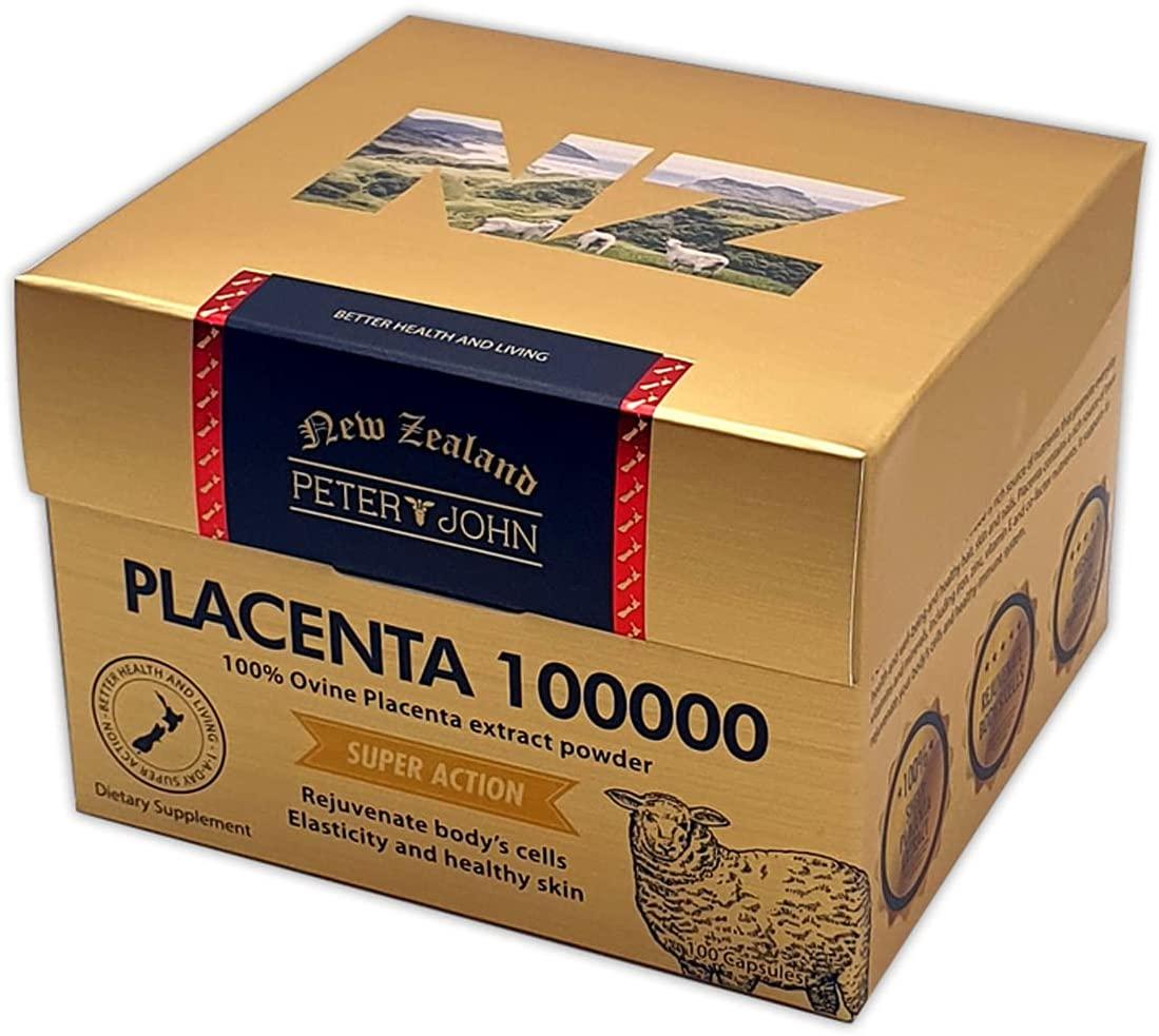 Peter and John 100 Percent Ovine Placenta 100000 100 Capsules (3)