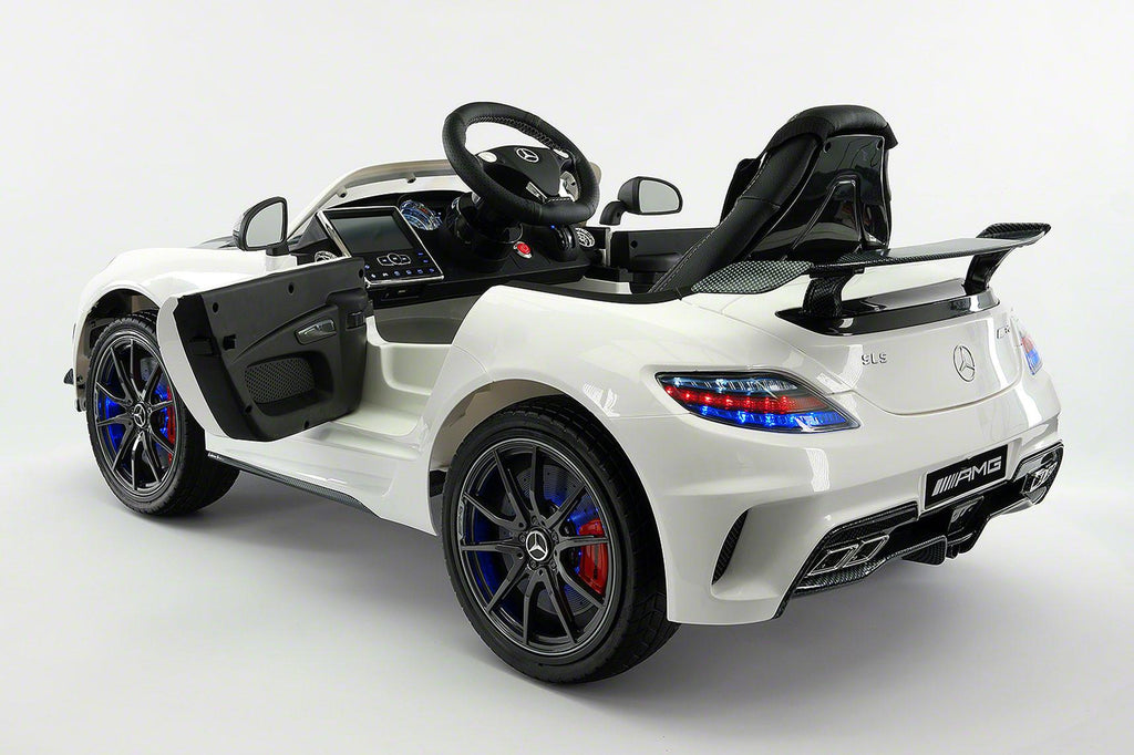 Mercedes SLS AMG Final Edition 12V Kids Ride-On Car with Parental Remote | White