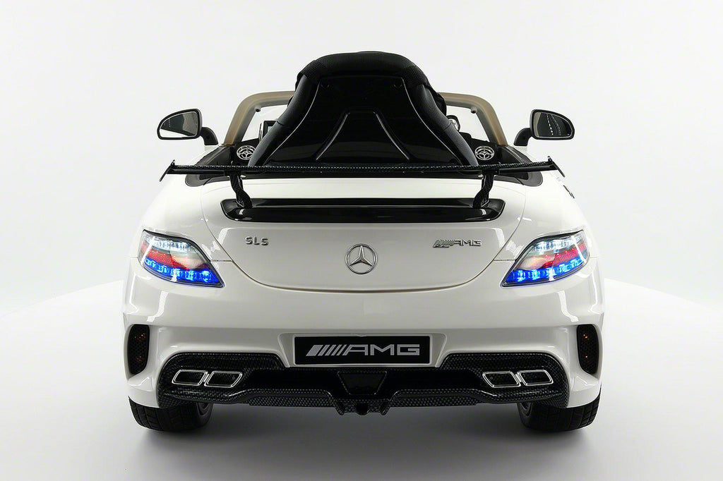 Mercedes SLS AMG Final Edition 12V Kids Ride-On Car with Parental Remote | White