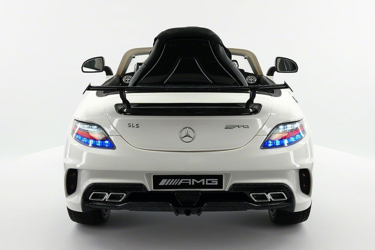 Mercedes SLS AMG Final Edition 12V Kids Ride-On Car with Parental Remote | White