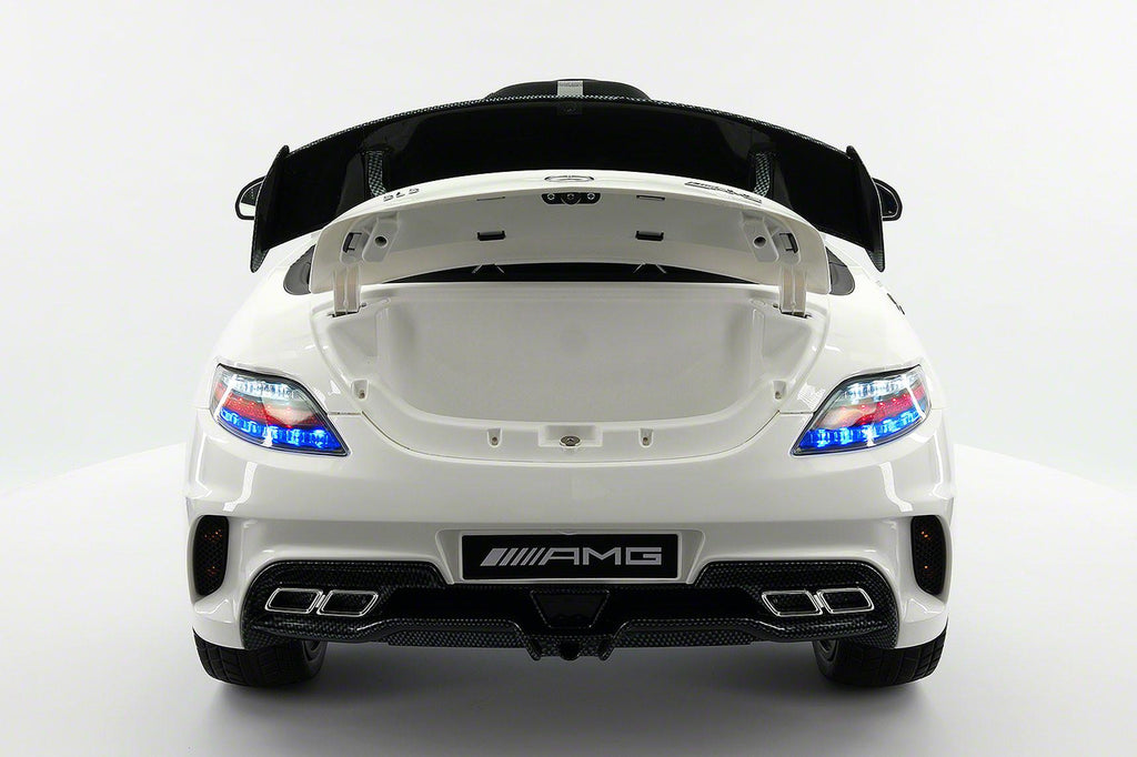 Mercedes SLS AMG Final Edition 12V Kids Ride-On Car with Parental Remote | White