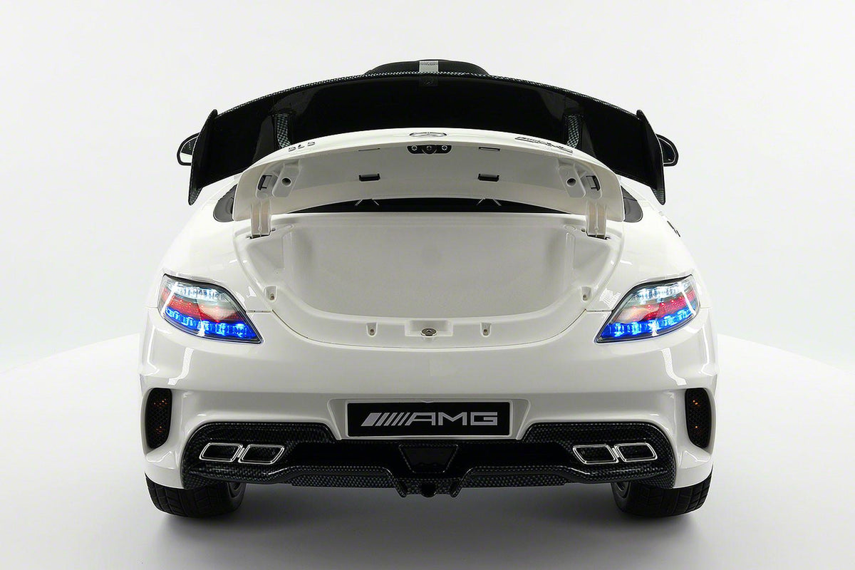 Mercedes SLS AMG Final Edition 12V Kids Ride-On Car with Parental Remote | White