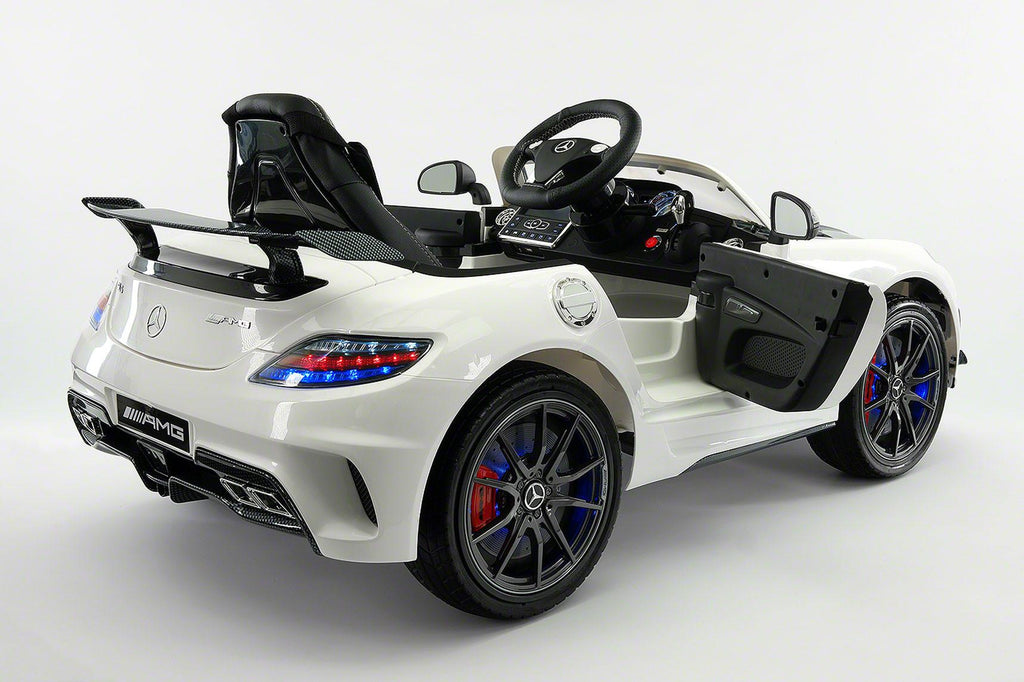 Mercedes SLS AMG Final Edition 12V Kids Ride-On Car with Parental Remote | White